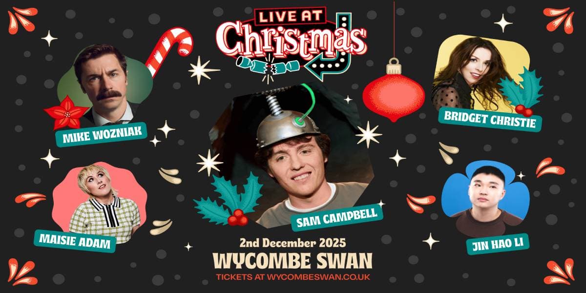 Hero image for Sam Campbell, Bridget Christie, Mike Wozniak, Maisie Adam: Live At Christmas