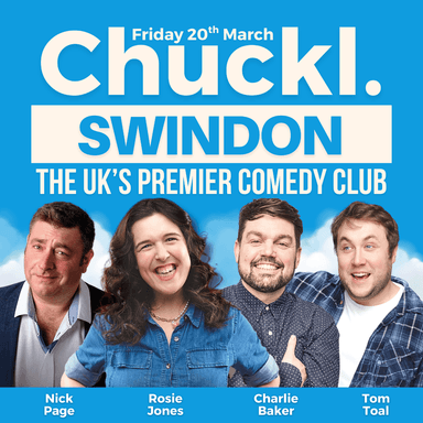 Hero image for Chuckl. Swindon with Rosie Jones, Charlie Baker & Nick Page